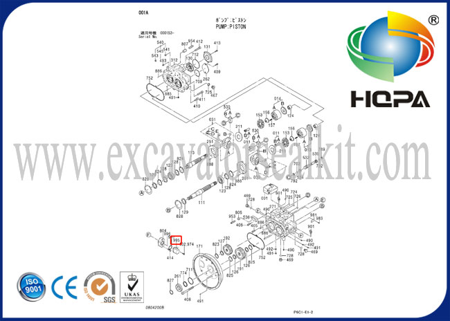 Capteur d'angle de Hitachi EX200-2 EX200-3 4444902 de pièces de rechange d'excavatrice