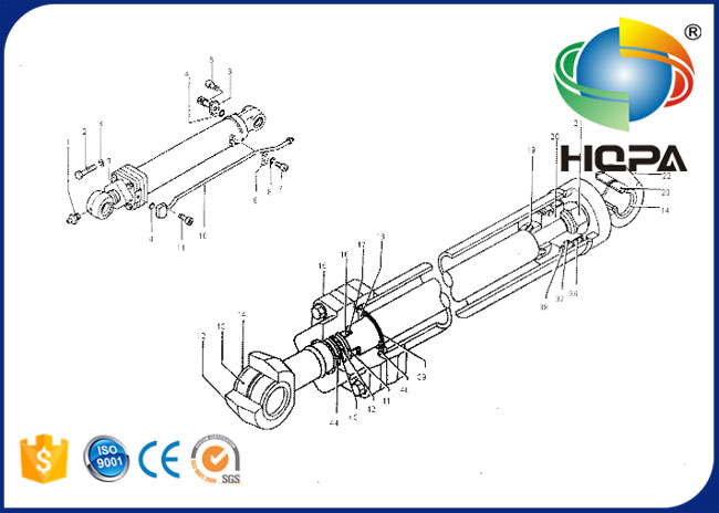 094-2697 phoque Kit Fit de cylindre de 0942697 bâtons pour  E240, E240C