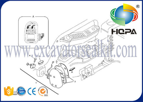 VOE14390065 1145086420DE 14390065 Excavator Monitor Volvo EC210B EC240B EC290B EC360B